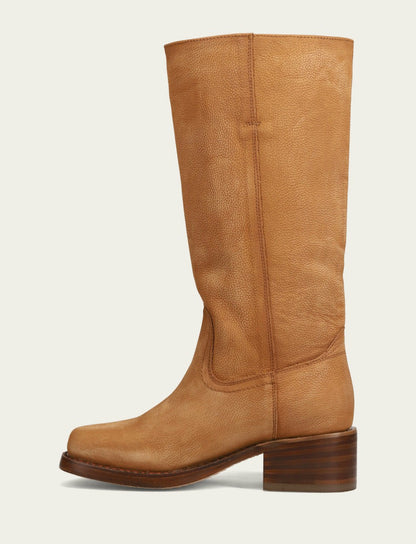 Women's Light Brown Campus 14L Wide Calf Boots
