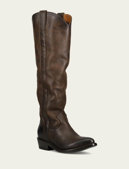 Women's Brown Billy Softy Tall Western Boot