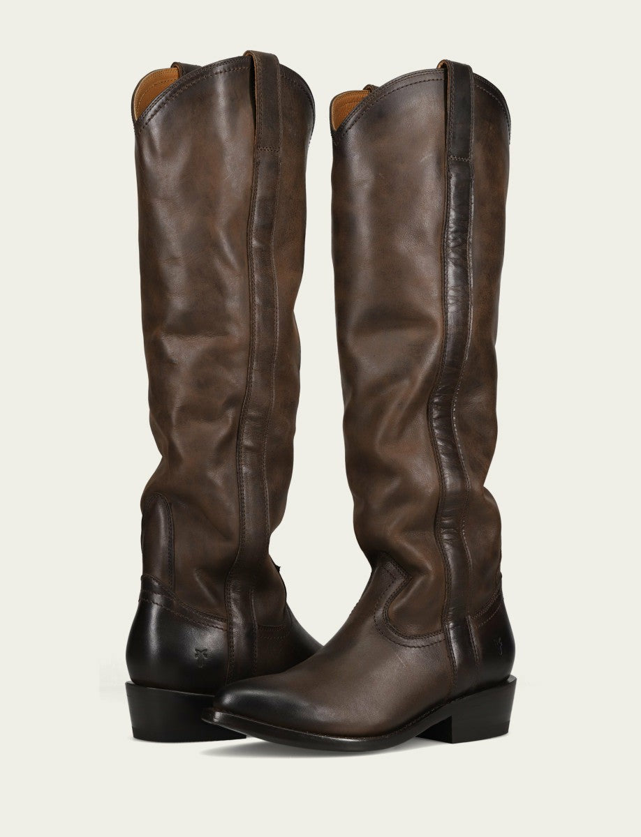 Women's Brown Billy Softy Tall Western Boot