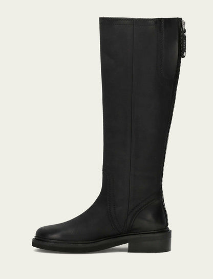 Women's Black Phoebe Tall Back Zip Boot