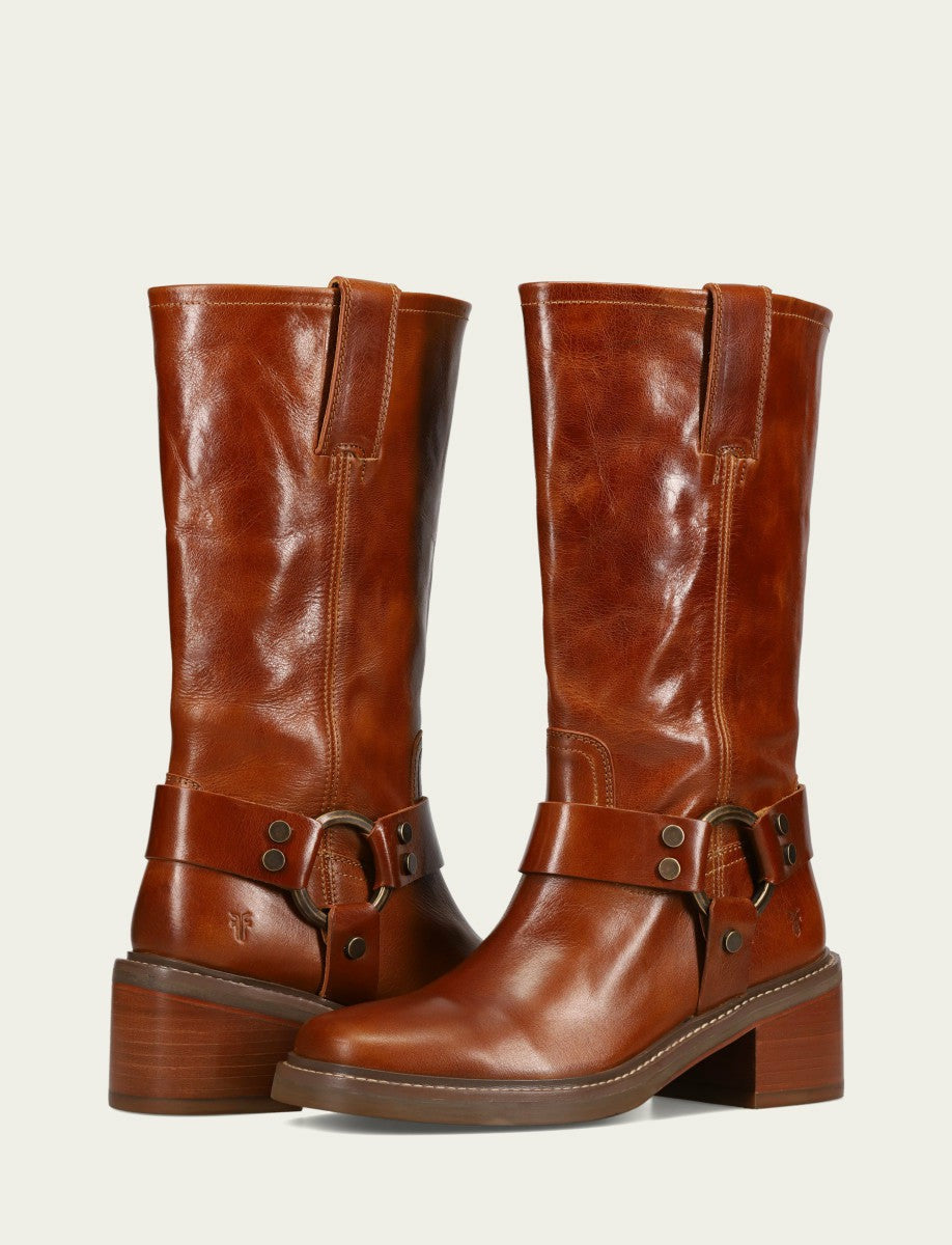 Women’s Amber Kate Harness Leather Boots