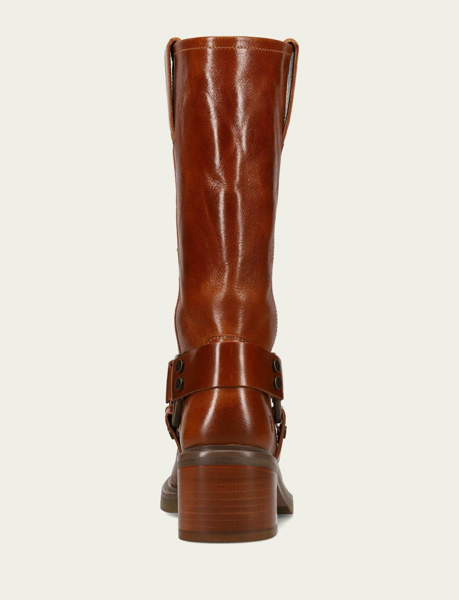 Women’s Amber Kate Harness Leather Boots