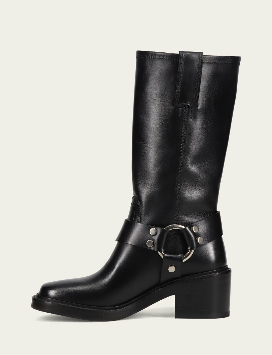 Women's Black Kate Harness Boots