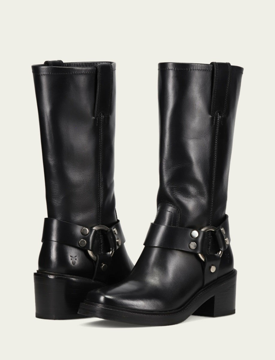 Women's Black Kate Harness Boots
