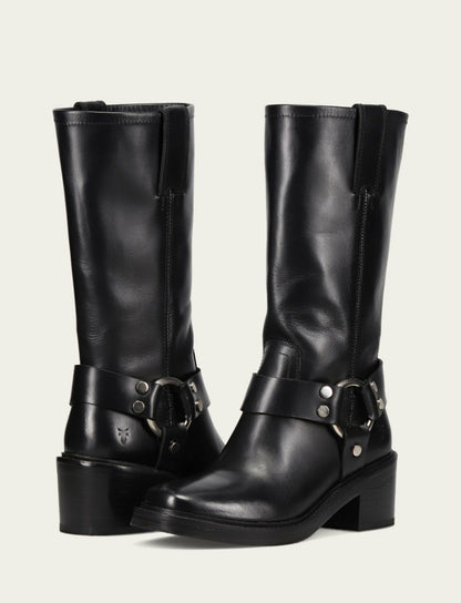 Women's Black Kate Harness Boots