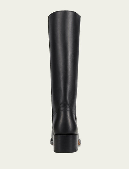 Women's Black Campus 14L Wide Calf Boots