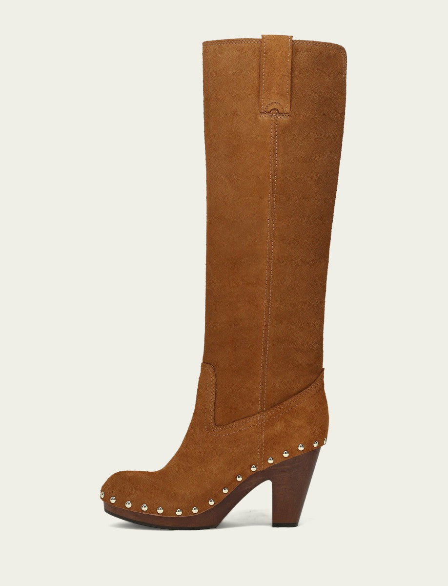 Women's Caramel Cindy Pull On Tall Boot