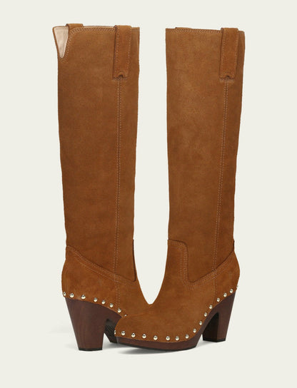 Women's Caramel Cindy Pull On Tall Boot