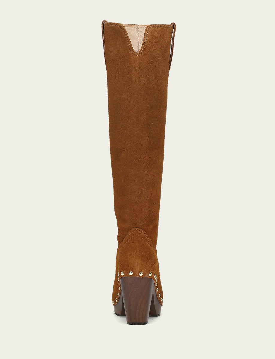 Women's Caramel Cindy Pull On Tall Boot