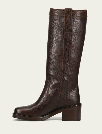 Women’s Dark Brown Kate Pull On Boots