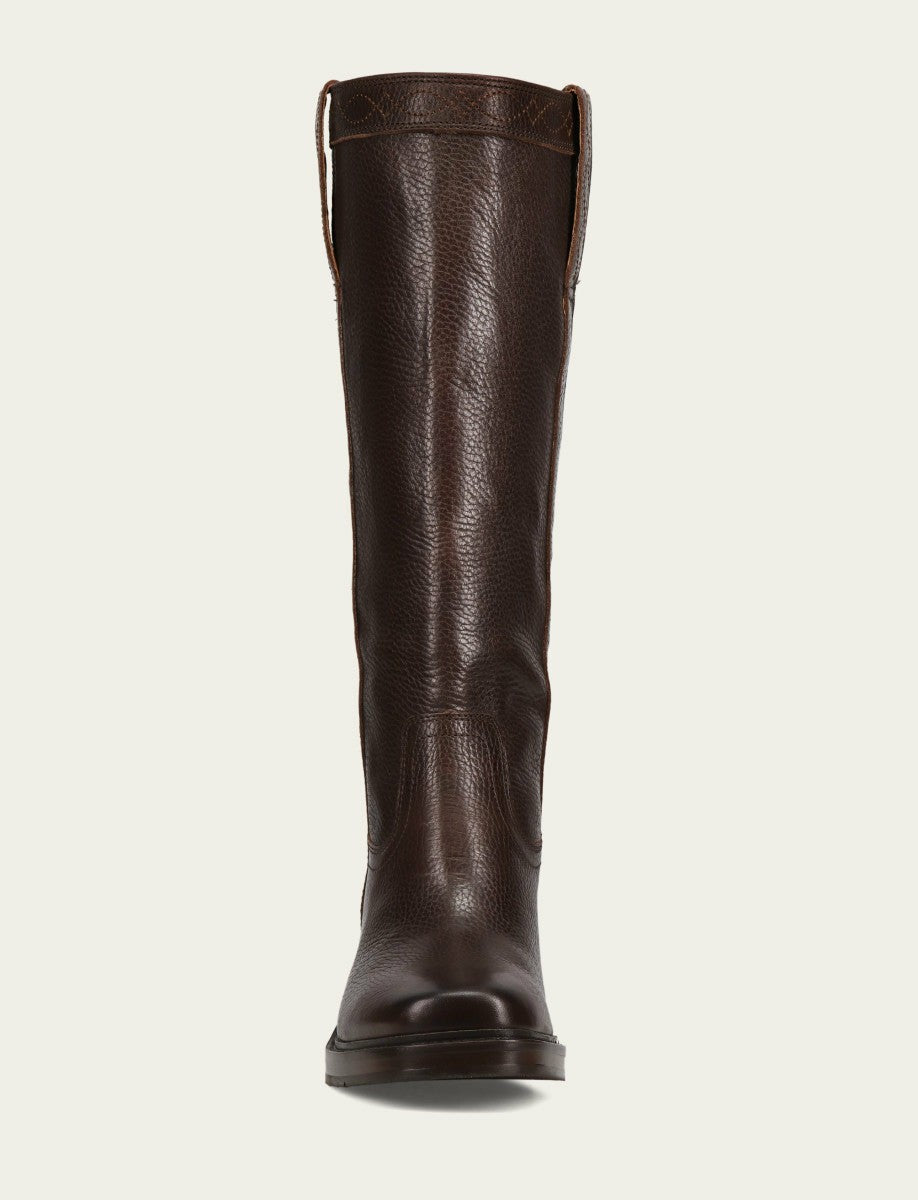 Women’s Dark Brown Kate Pull On Boots