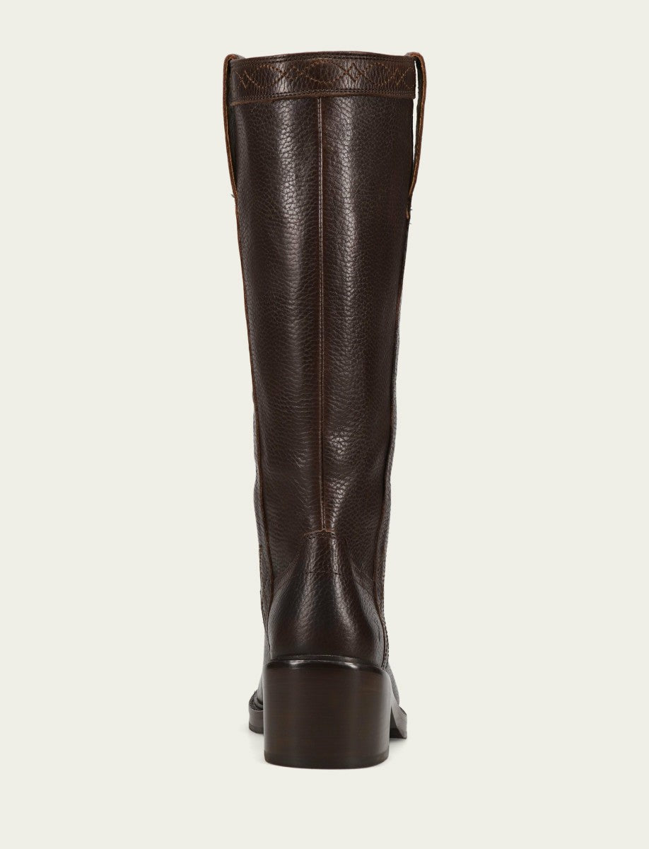 Women’s Dark Brown Kate Pull On Boots