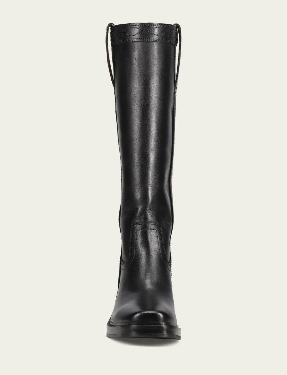 Women’s Black Kate Pull On Boots with Vintage Leather