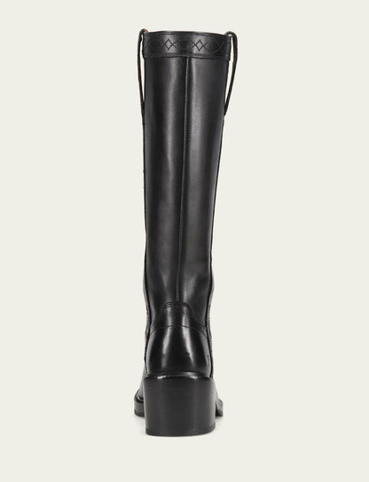 Women’s Black Kate Pull On Boots with Vintage Leather