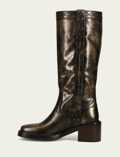 Women’s Antique Gold Kate Pull On Boots