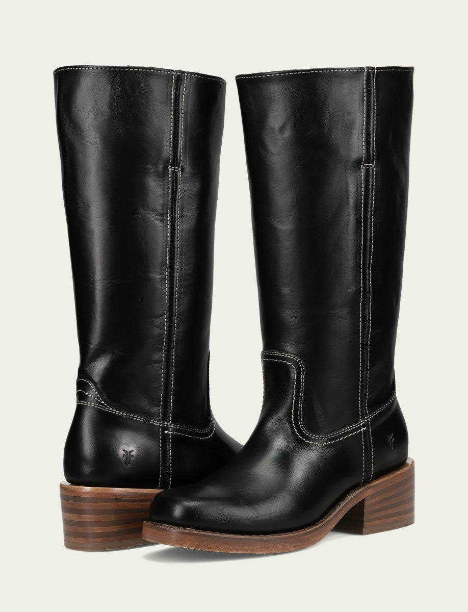 Women's Campus 14L Jet Black Wide Calf Boots