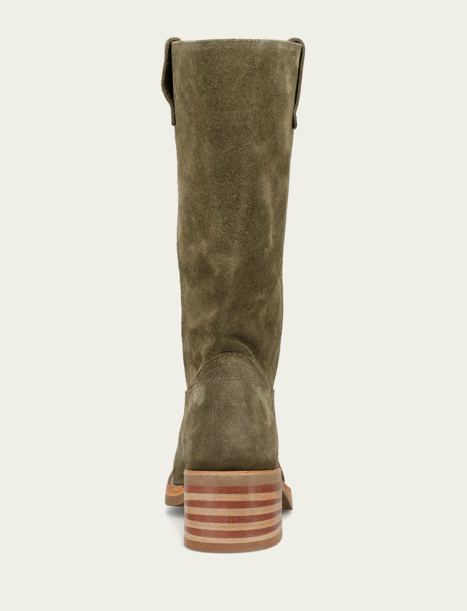 Women’s Olive Campus 12R Suede Boots