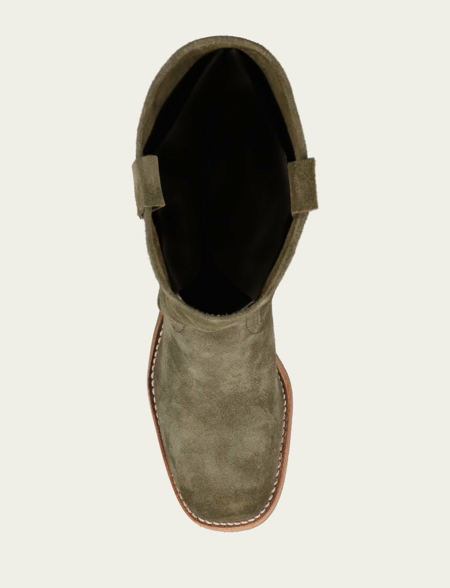 Women’s Olive Campus 12R Suede Boots