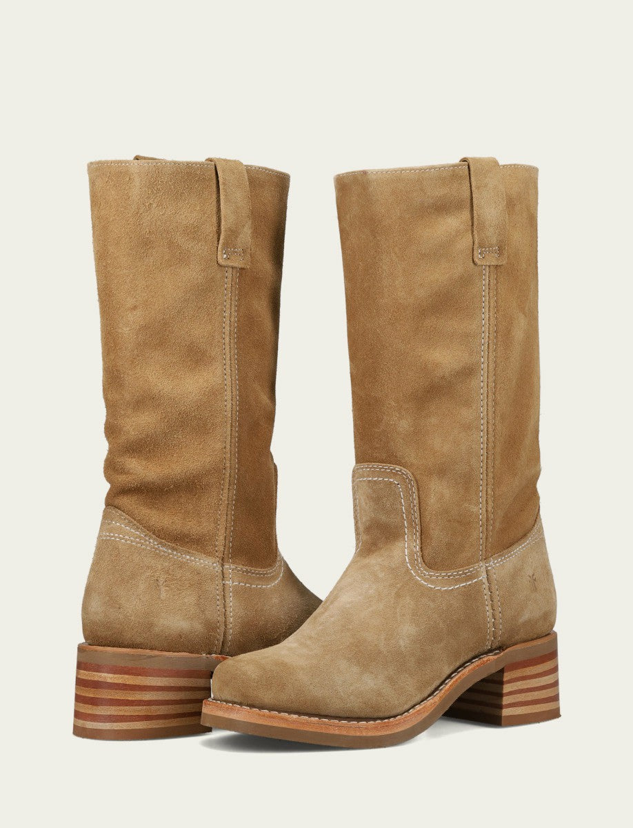 Women’s Tan Buck Campus 12R Suede Boots