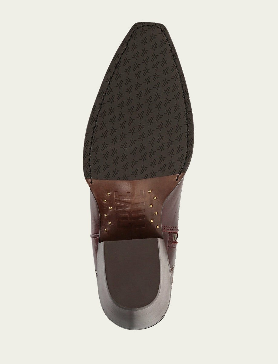 Women’s Bordeaux Laila Double F Deco Leather Boots