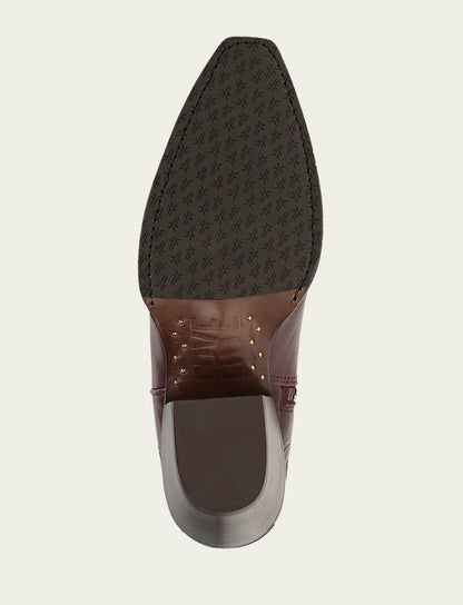 Women’s Bordeaux Laila Double F Deco Leather Boots