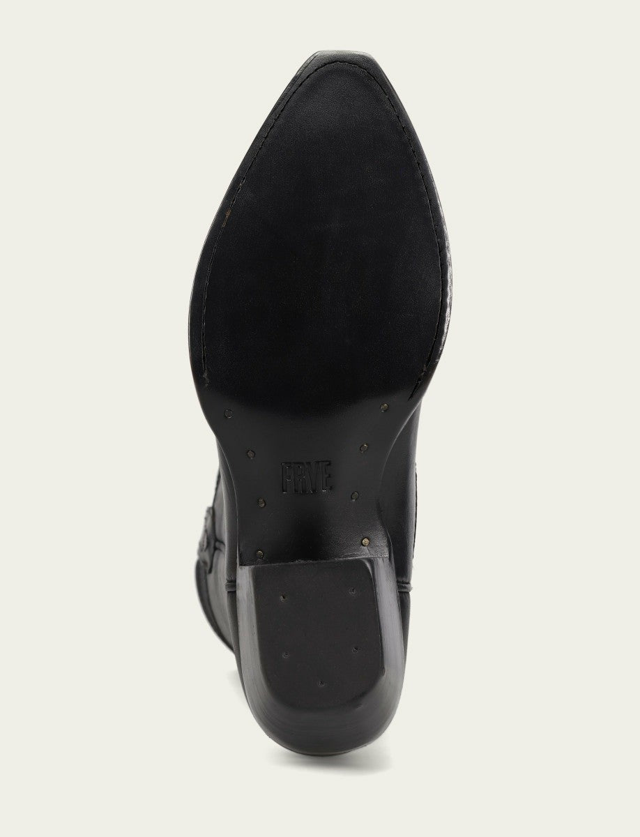 Women’s Black Sacha At The Knee Leather Tall Boots