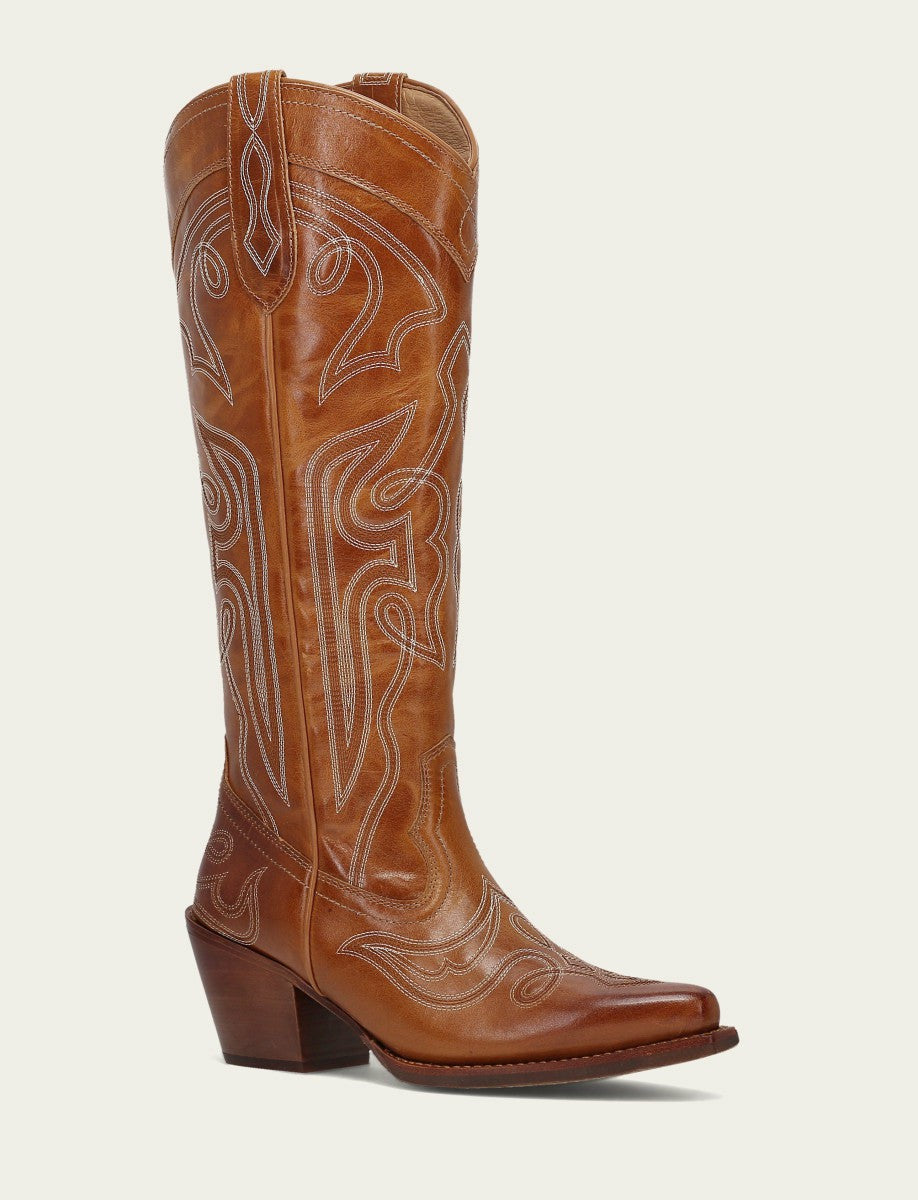 Women’s Amber Laila Double F Deco Leather Boots