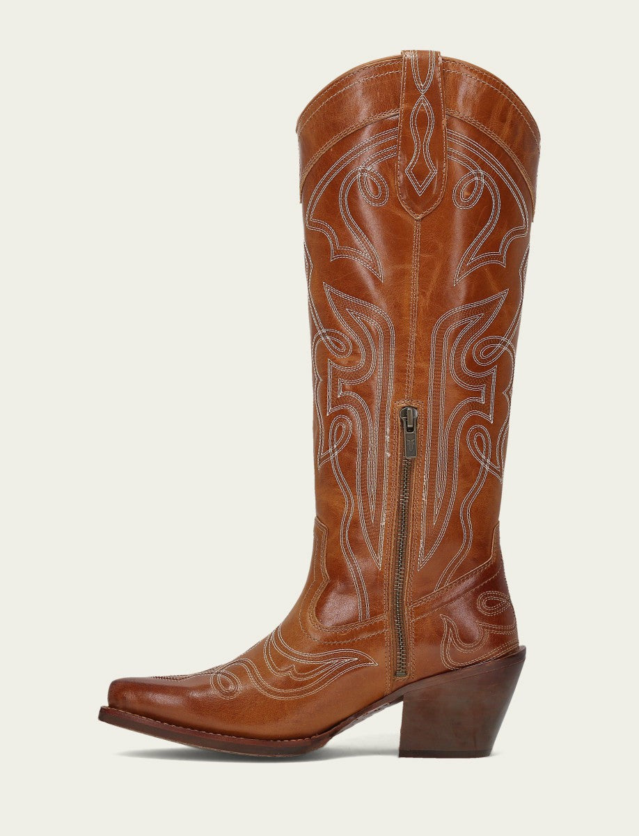 Women’s Amber Laila Double F Deco Leather Boots