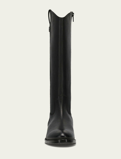 Women's Black Melissa Button Tall Inside Zip Boot
