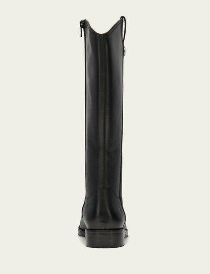Women's Black Melissa Button Tall Inside Zip Boot