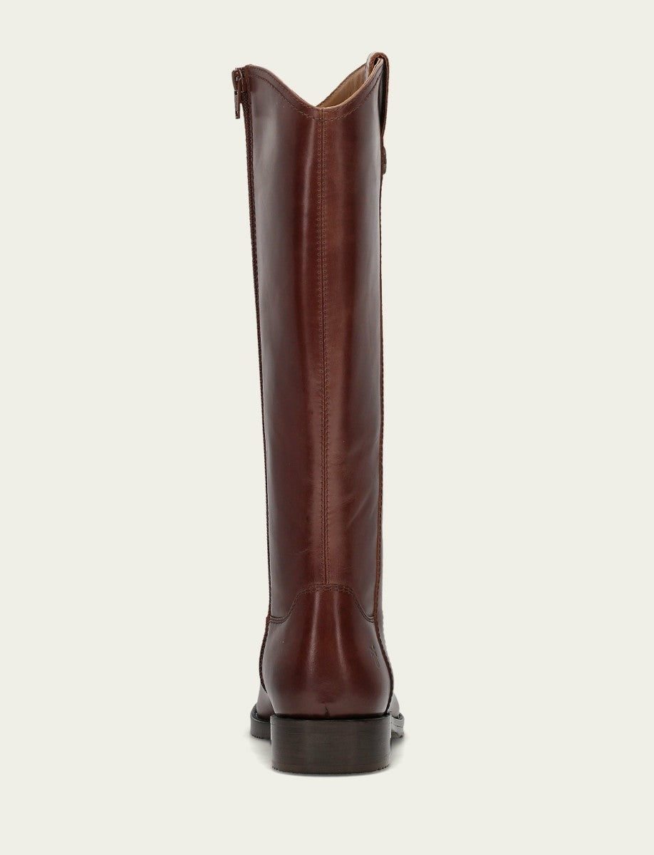 Women's Saddle Melissa Button Tall Inside Zip Boot