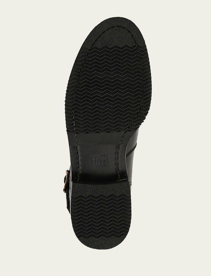 Women's Black Melissa Belted Riding Boot