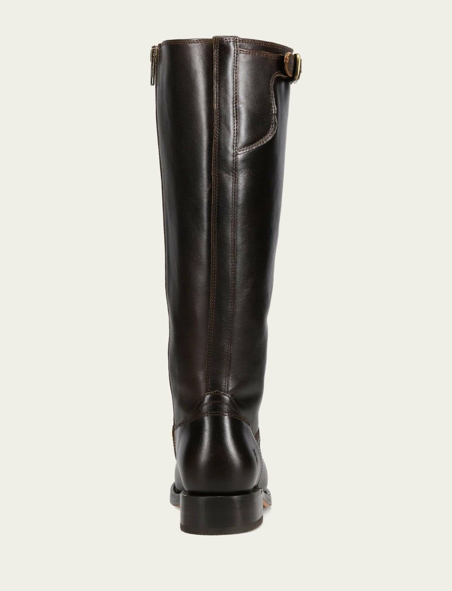 Women's Bourbon Campus Low Heel Tall Riding Wide Calf Boot