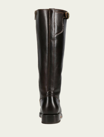 Women's Bourbon Campus Low Heel Tall Riding Wide Calf Boot