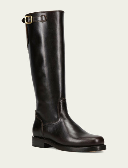 Women's Bourbon Campus Low Heel Tall Riding Boot