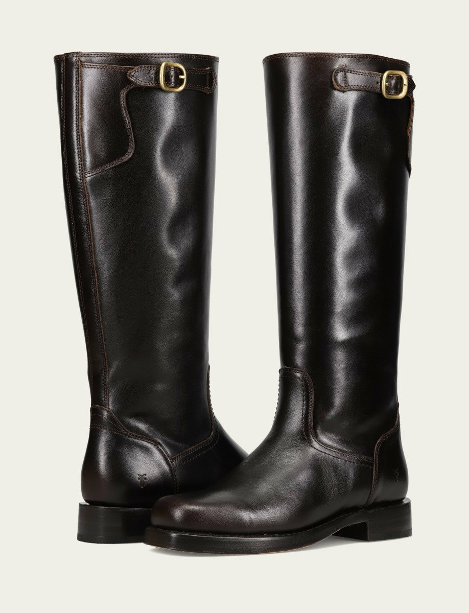 Women's Bourbon Campus Low Heel Tall Riding Boot
