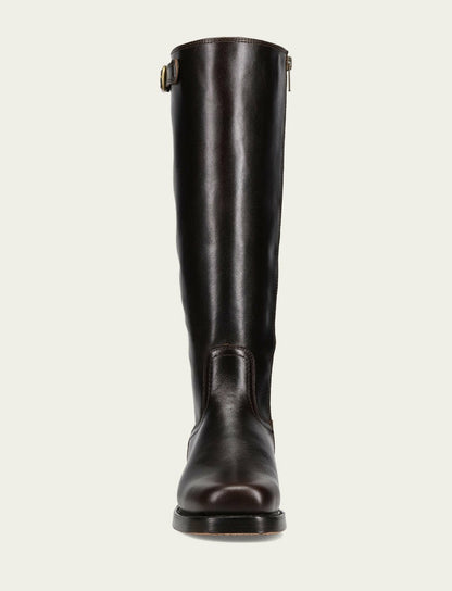 Women's Bourbon Campus Low Heel Tall Riding Boot