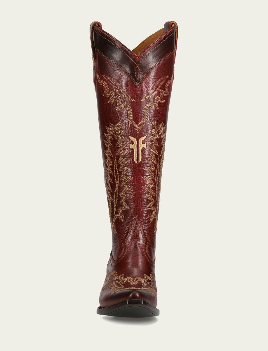 Women’s Bordeaux Sacha Feather Deco Tall Boots