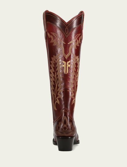 Women’s Bordeaux Sacha Feather Deco Tall Boots