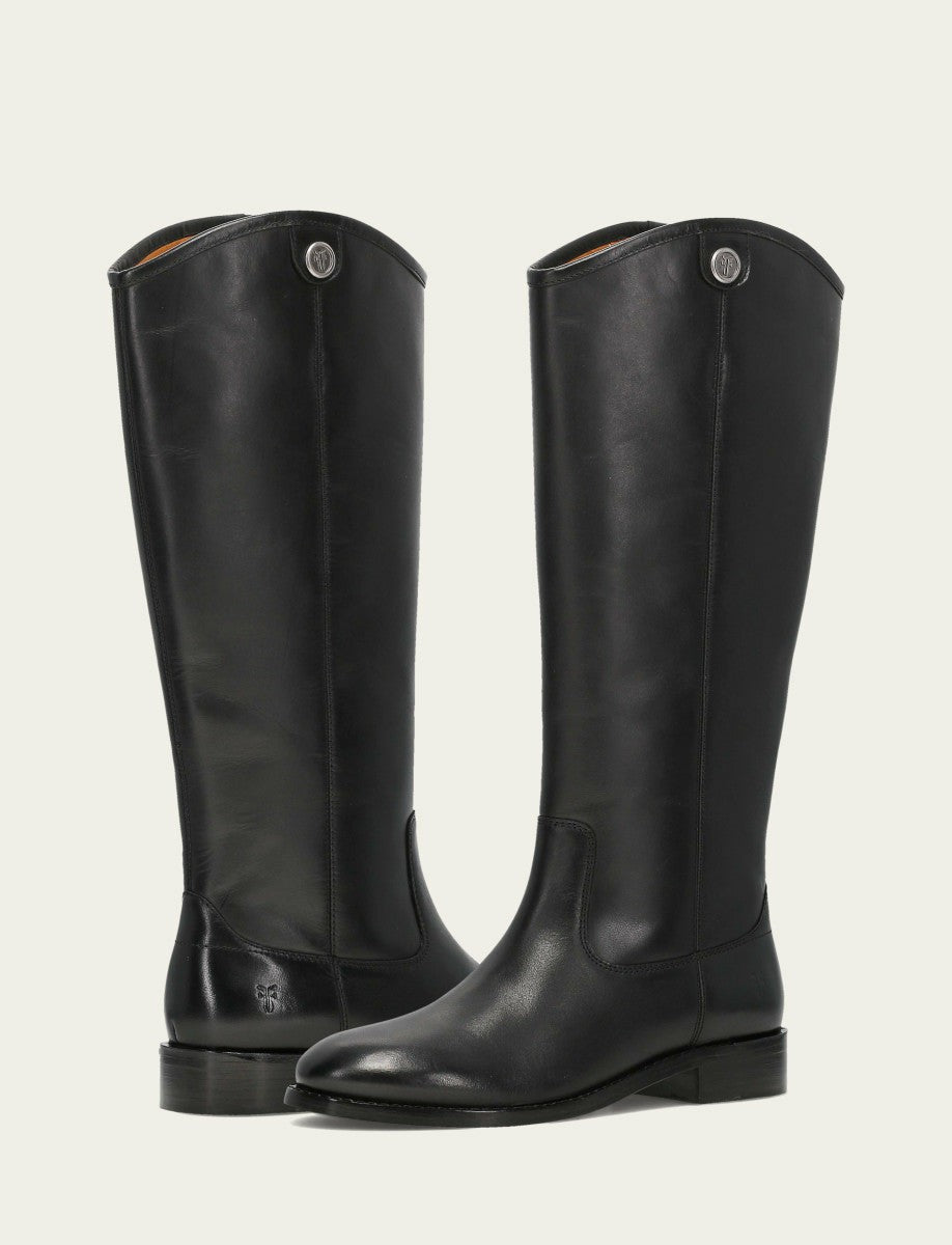 Women’s Black Wide Calf Melissa Button 2 Tall Boots | Frye