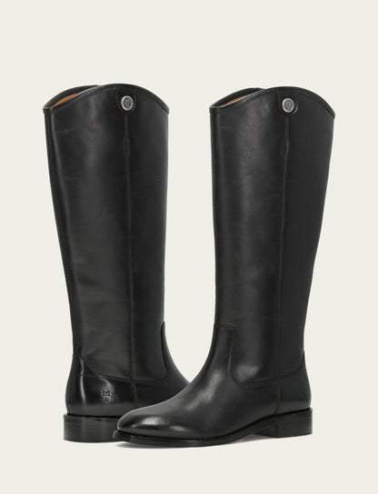 Women’s Black Wide Calf Melissa Button 2 Tall Boots | Frye