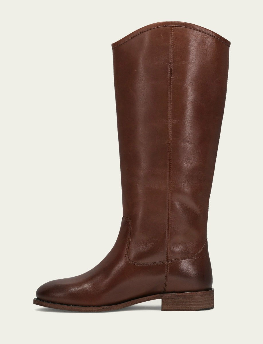 Women’s Cognac Wide Calf Melissa Button 2 Tall Boots | Frye