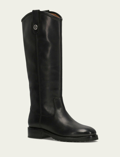 Women's Black Melissa Lug Button Tall Boot
