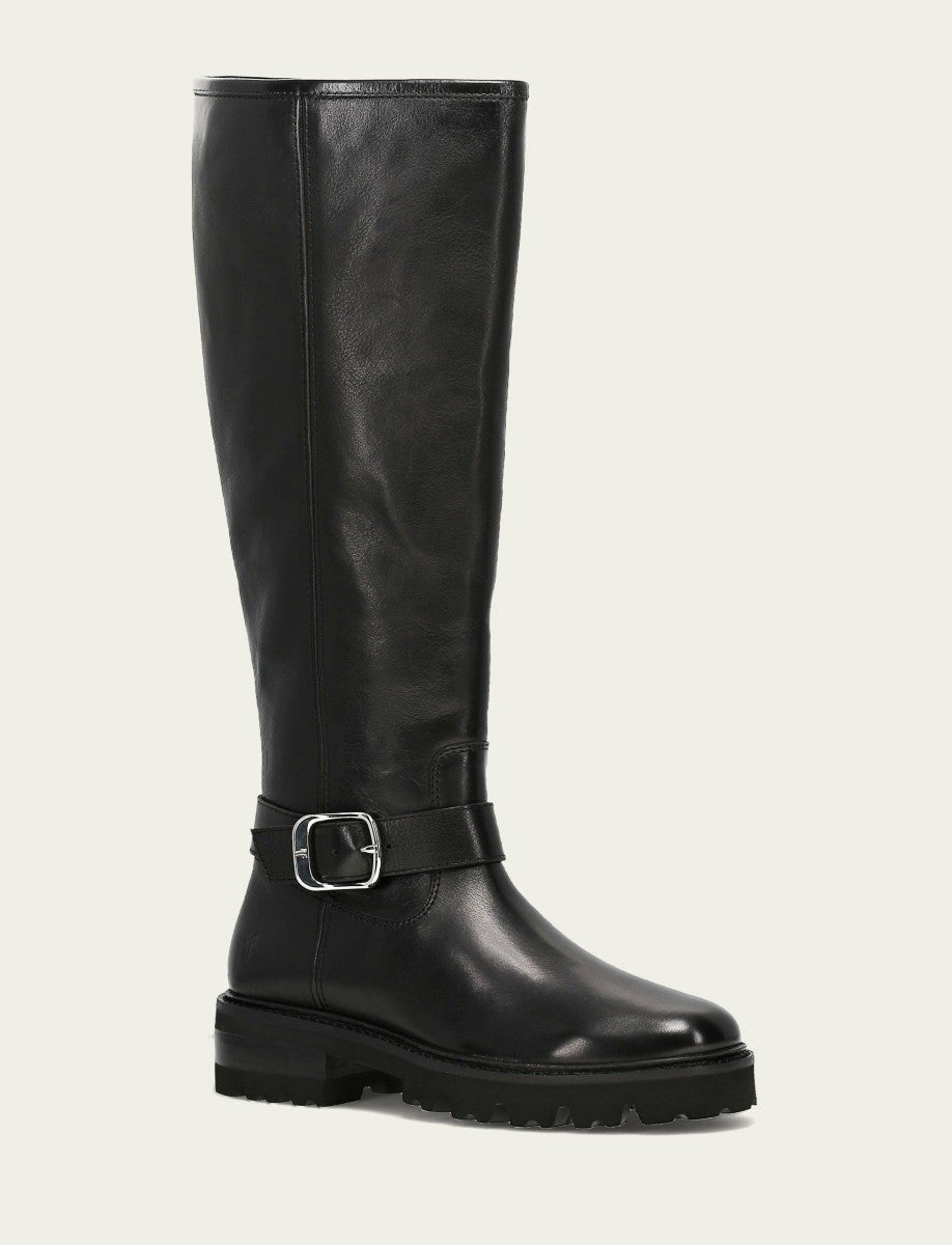 Women's Black Olivia Buckle Tall Boot