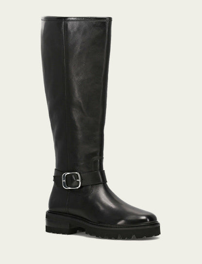 Women's Black Olivia Buckle Tall Boot