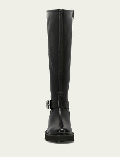 Women's Black Olivia Buckle Tall Boot