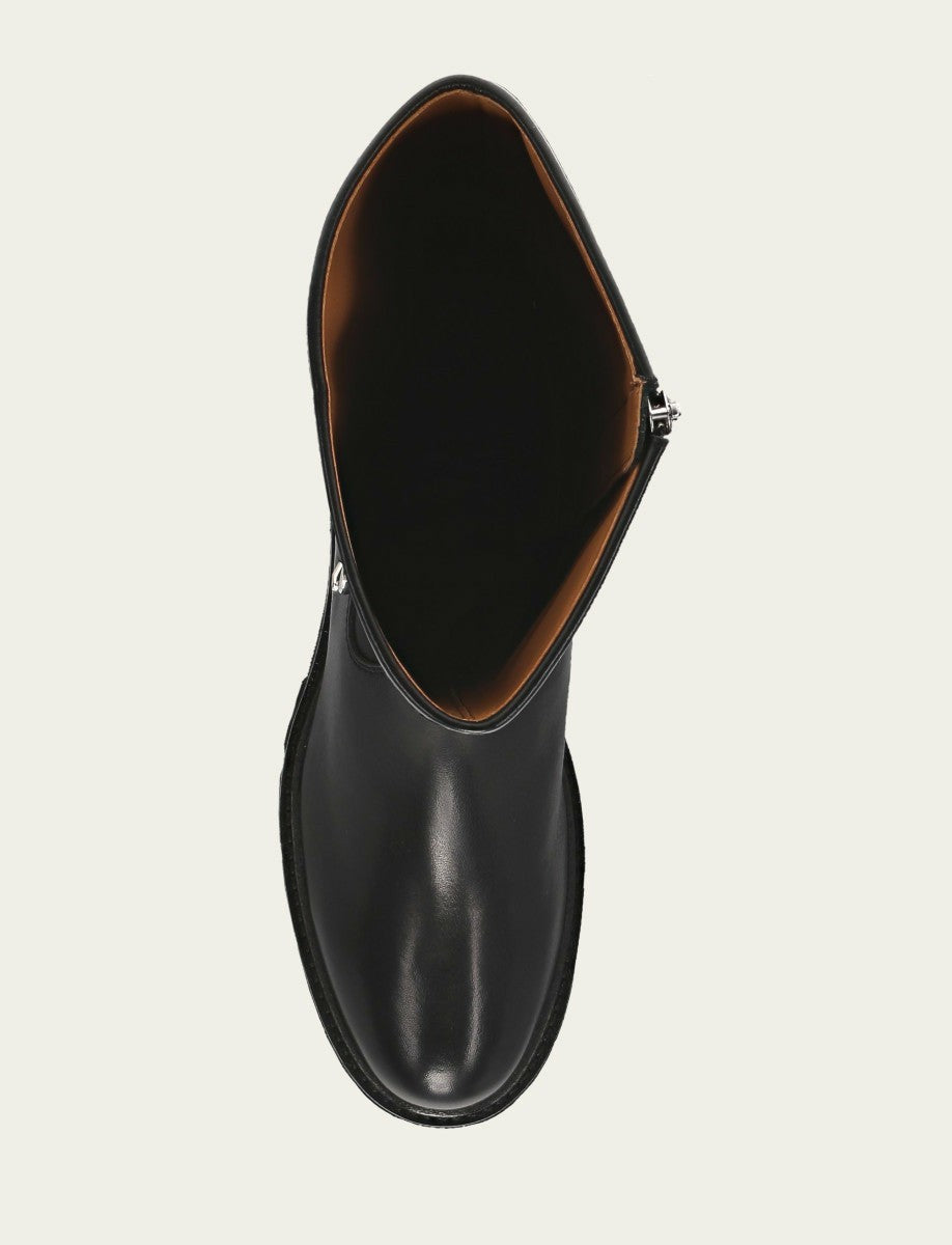 Women's Black Olivia Buckle Tall Boot