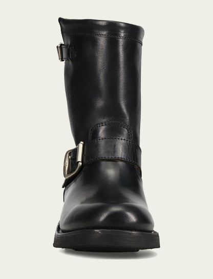Women's Black Viv Short Engineer Bootie