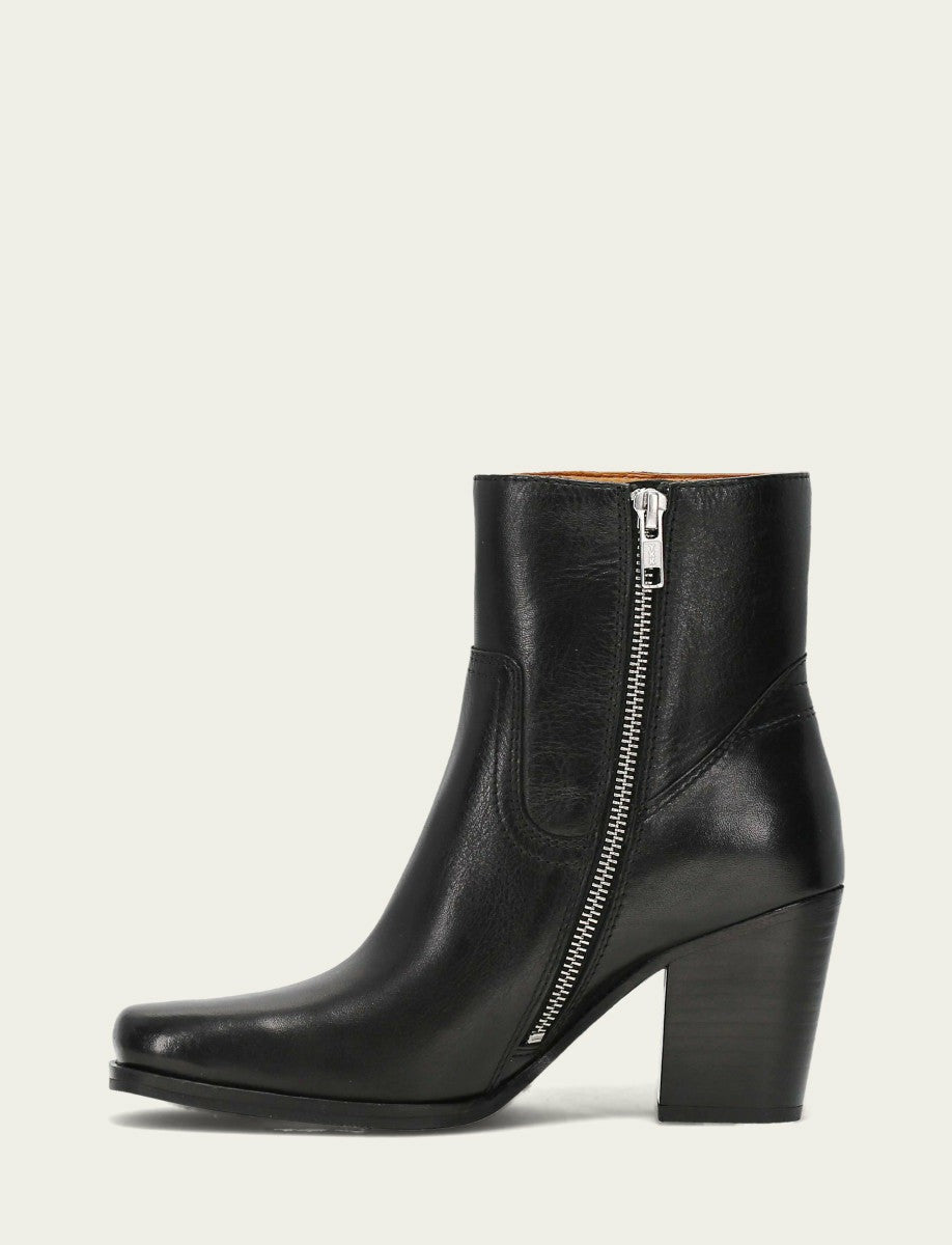 Women's Black Shiloh Zip Booties