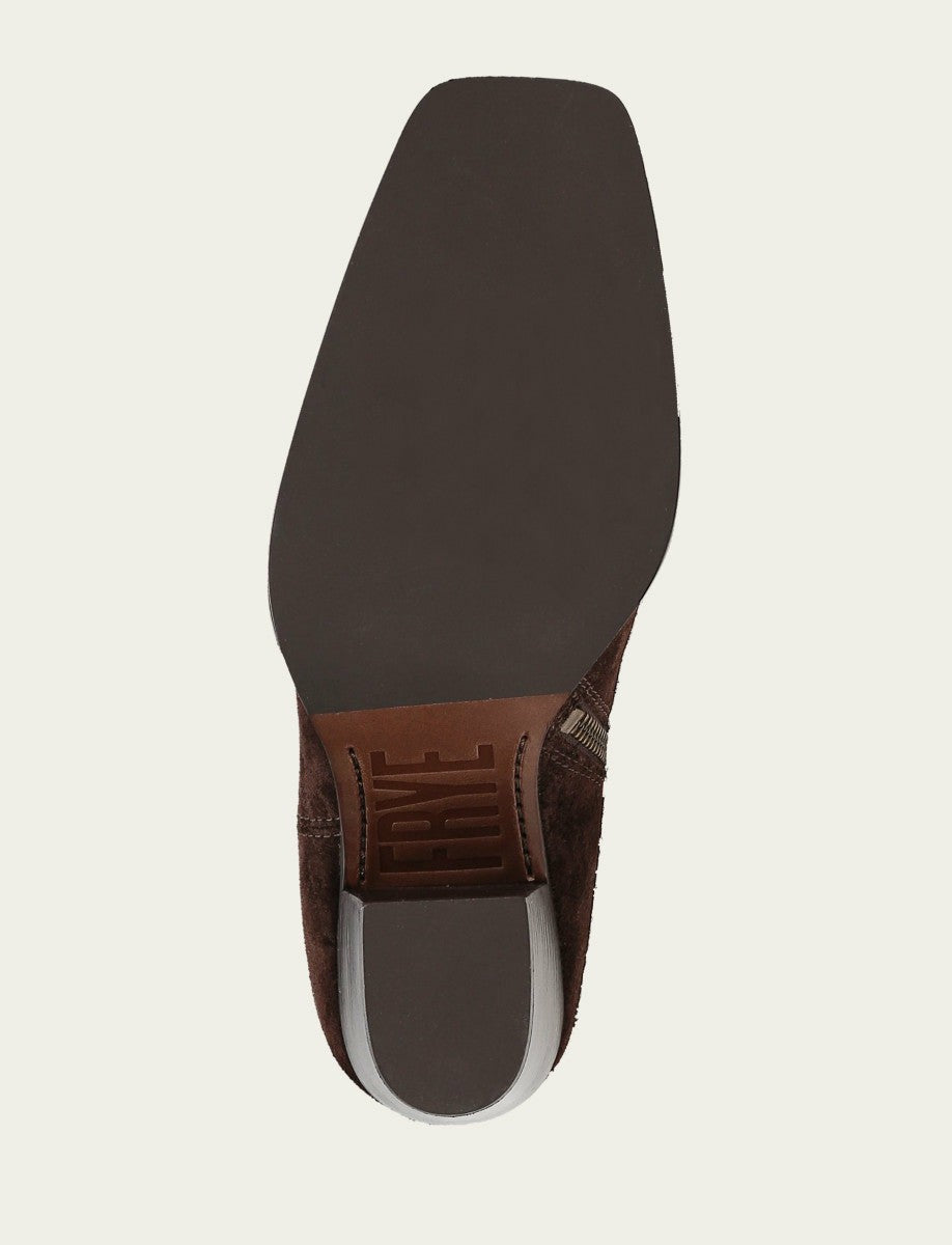 Women's Chocolate Suede Shiloh Zip Bootie